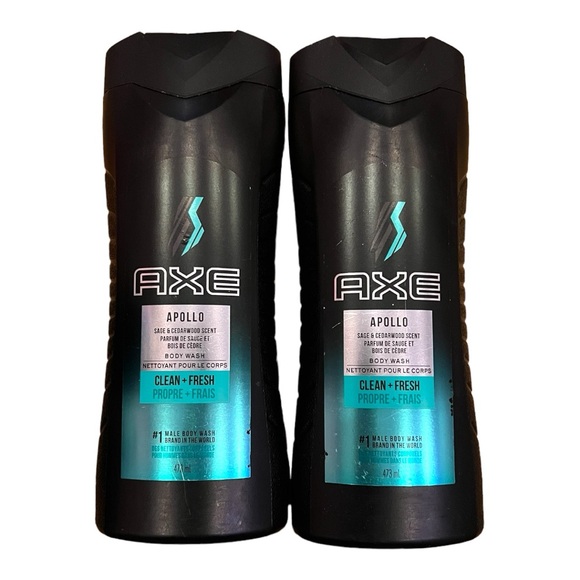 AXE APOLLO SAGE & CEDARWOOD BODY WASH 473ML X2 - BRAND NEW - Picture 2 of 2
